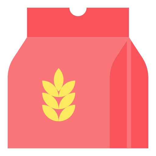 Wheat sack wheat grains wheat grain food and restaurant icon