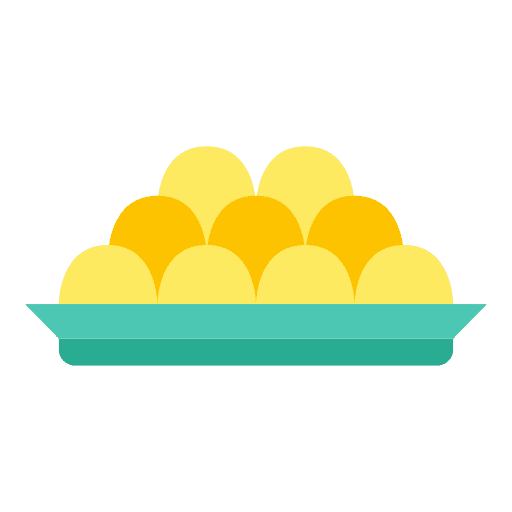 Puffs food and restaurant stuffed food icon
