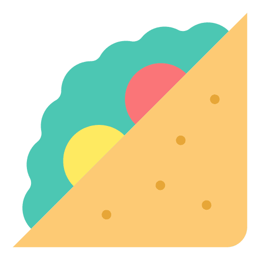 Sandwich salad cheese tomato icon