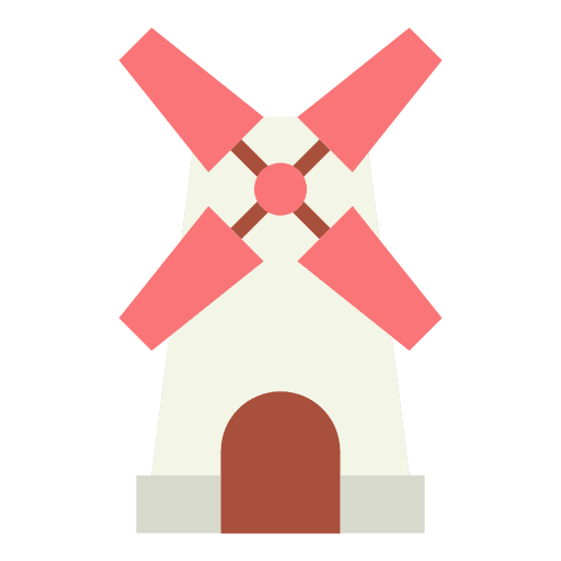 Windmill generator windmills energy icon