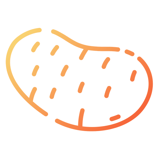 Potato food and restaurant vegetable food icon