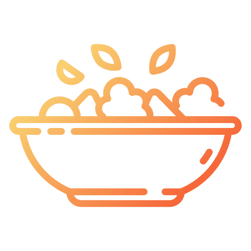Salad restaurant food and restaurant healthy food icon