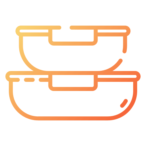 Tupper container tupperware food package icon