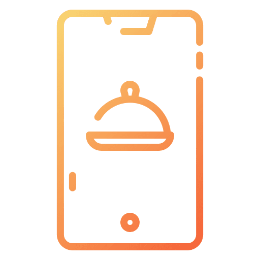 Food app ui online order food and restaurant icon Food app ui online order food and restaurant icon