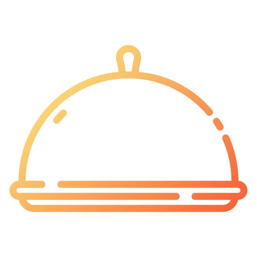 Food tray dinner cloche food and restaurant icon Food tray dinner cloche food and restaurant icon