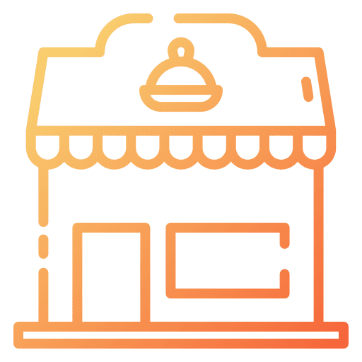Restaurant mall restaurant business icon Restaurant mall restaurant business icon
