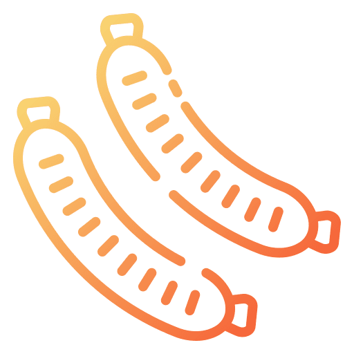 Sausages meat sausages barbecue icon Sausages meat sausages barbecue icon