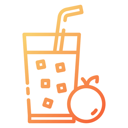 Juice orange juice glass fruit icon Juice orange juice glass fruit icon