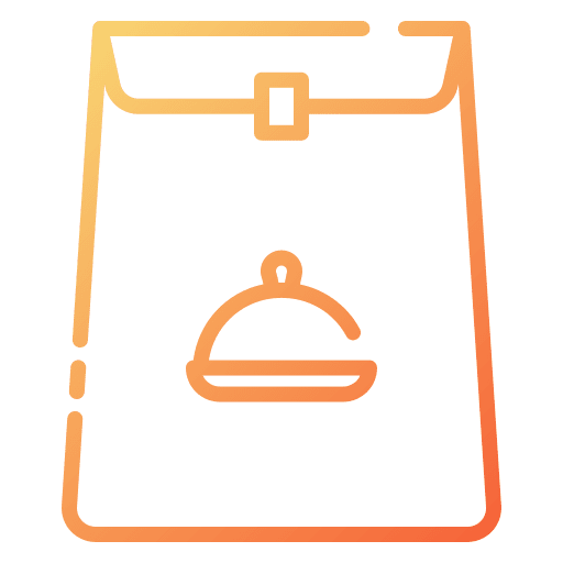Packaging lunch meal packaging icon Packaging lunch meal packaging icon