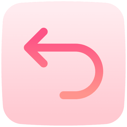 Return previous return on investment arrow icon