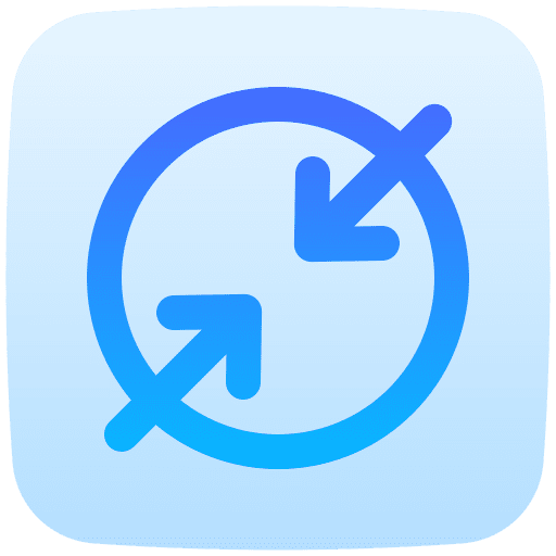 Compress arrows direction interface icon