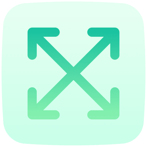 Fullscreen deploy fullscreen arrow icon