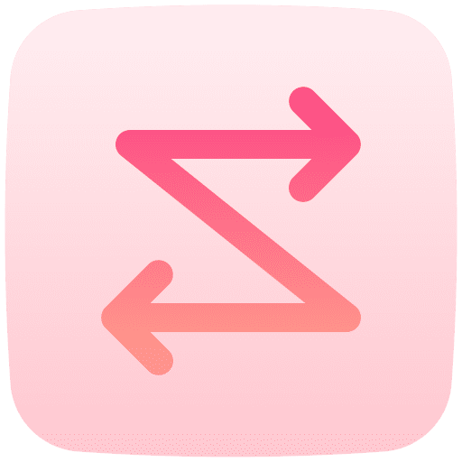 Zigzag zigzag arrow directional sign zigzag icon