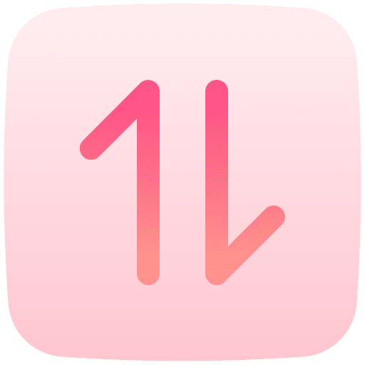 Mobile data direction directions arrows icon