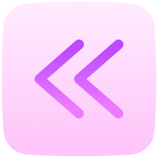 Rewind orientation rewind left icon