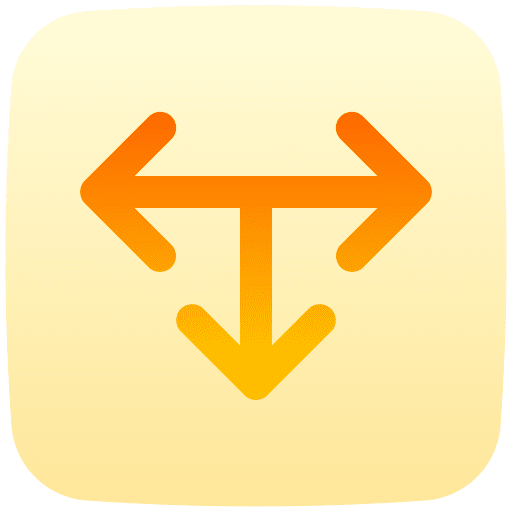 T junction user interface t junction direction icon