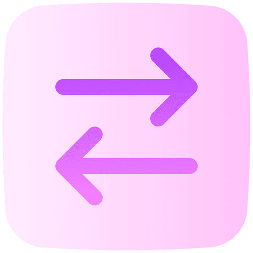 Transfer transfer exchange direction icon