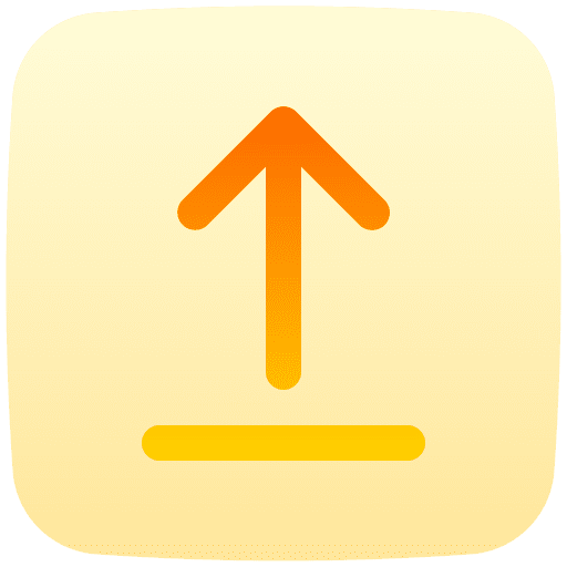 Upload arrows directional arrow up icon
