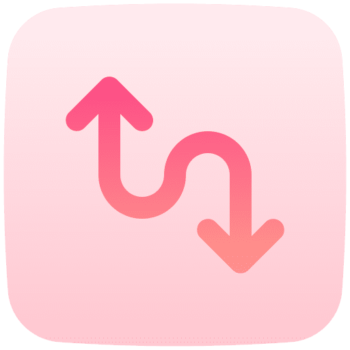 Zigzag signaling directional sign zigzag arrow icon