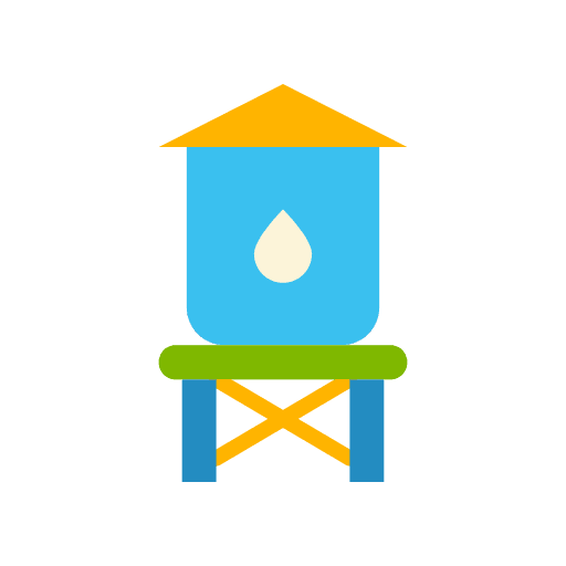 Water tower farm deposit water tank icon Water tower farm deposit water tank icon