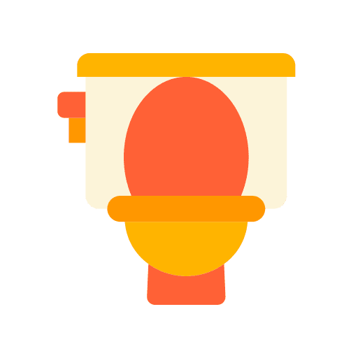 Toilet commode hygiene cleaning icon Toilet commode hygiene cleaning icon