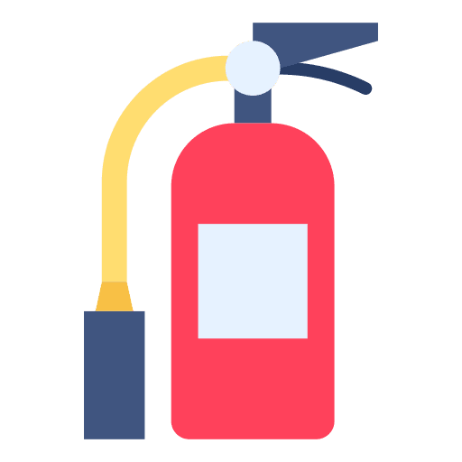 Fire extinguisher fire extinguisher safety protect icon