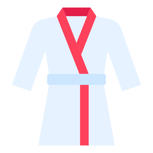 Bathrobe spa fashion clothing icon Bathrobe spa fashion clothing icon