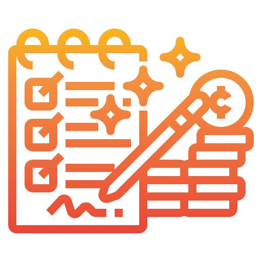 Contract list contract business and finance icon Contract list contract business and finance icon