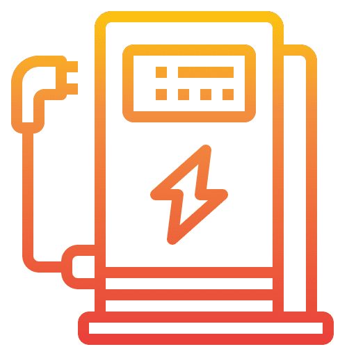 Electric station ecology and environment electric car ecology icon