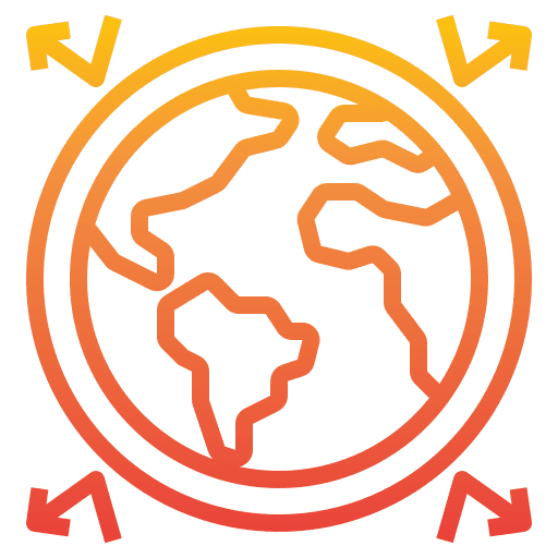 Ozone earth greenhouse effect climate change icon