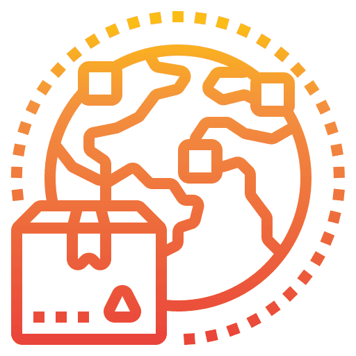 Shipping global shipping box icon Shipping global shipping box icon