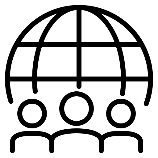 Business people people business people global network icon