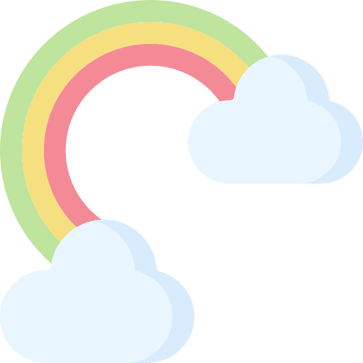 Rainbow sky rainbow atmospheric icon Rainbow sky rainbow atmospheric icon
