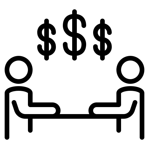 Business people consult consultation business people icon Business people consult consultation business people icon
