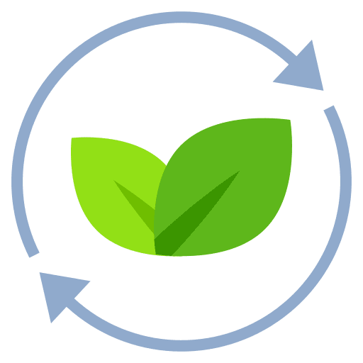 Conservation renewable energy ecosystem recycle icon
