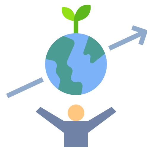 Globalization tree globalization eco friendly icon