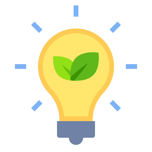 Technology green energy innovation renewable energy icon