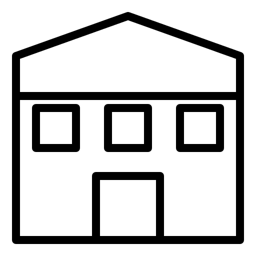 House home building estate icon