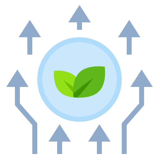 Sustainability ecology and environment nature sustainability icon