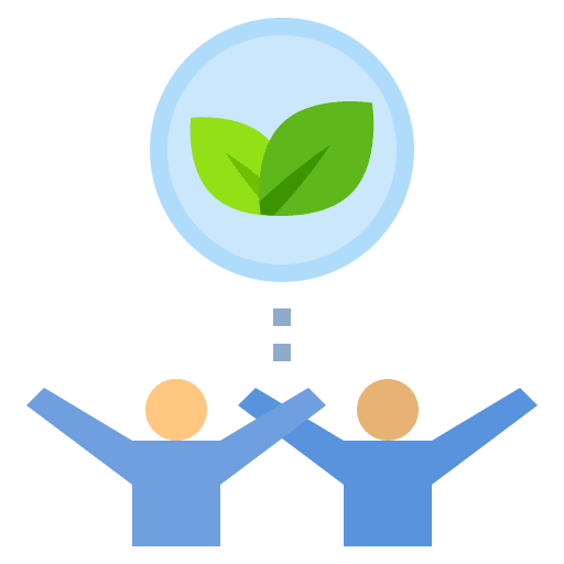 Eco friendly environment green ecology and environment icon