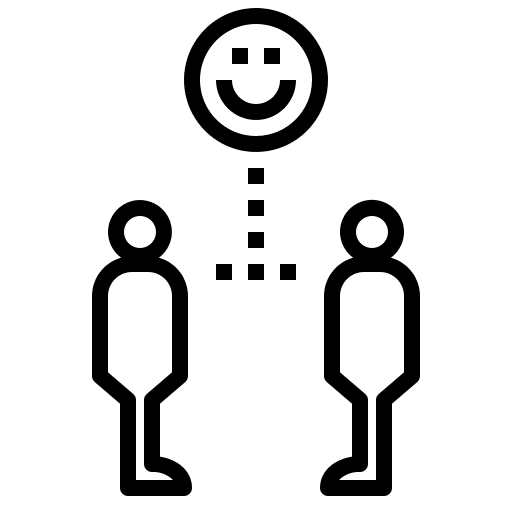 Friendly connection mind friendly icon Friendly connection mind friendly icon