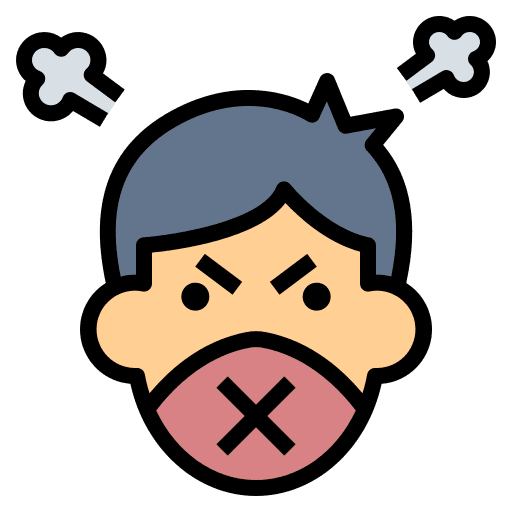 Hate negative attitude hate icon
