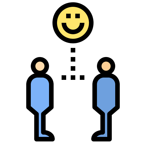 Friendly friendly happy miscellaneous icon Friendly friendly happy miscellaneous icon