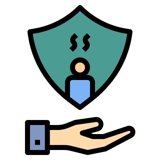 Prevention protection care children icon Prevention protection care children icon