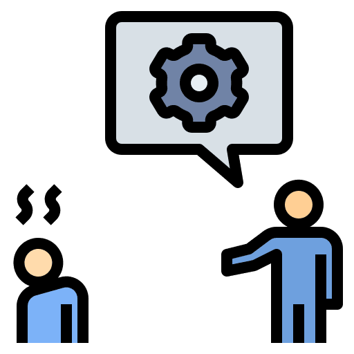 Solution solution take care psychologist icon Solution solution take care psychologist icon