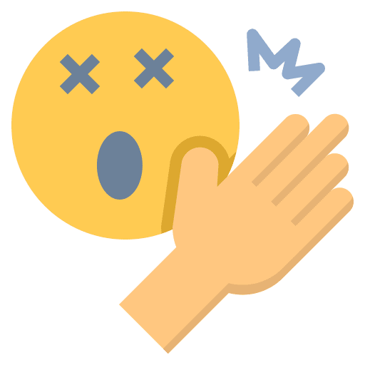 Face hit quarrel miscellaneous icon