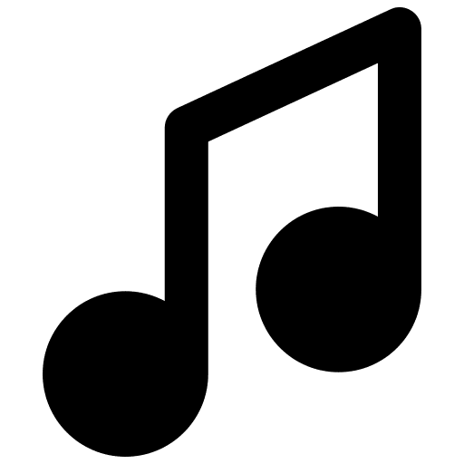 Music note note interface quaver icon
