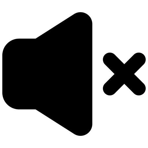 Mute multimedia mute speaker icon