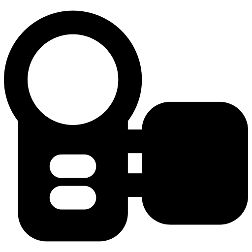 Camcorder domestic video camera digital camera icon Camcorder domestic video camera digital camera icon