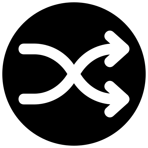 Shuffle exchange change shuffle icon Shuffle exchange change shuffle icon